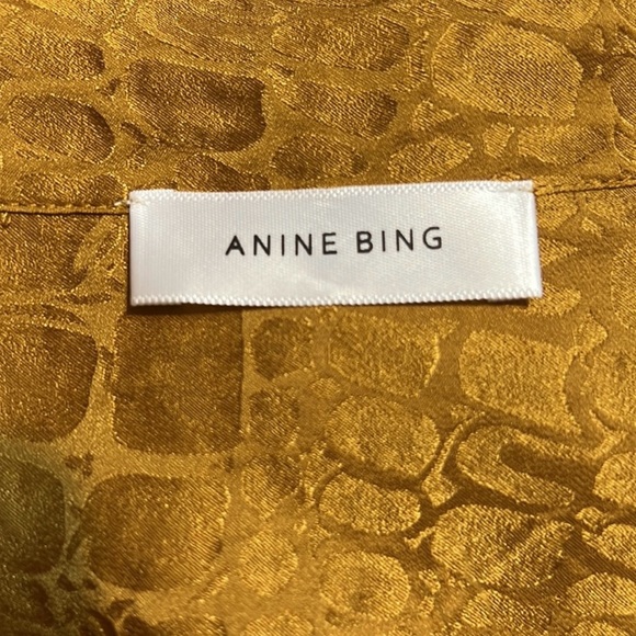 Anine Bing Silk Blouse with neck bow - Picture 2 of 4